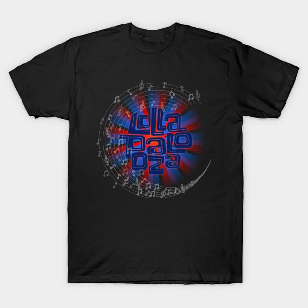 Lollapalooza Music Festival T-Shirt by smkworld